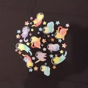 Kids Cats And Stars Tee